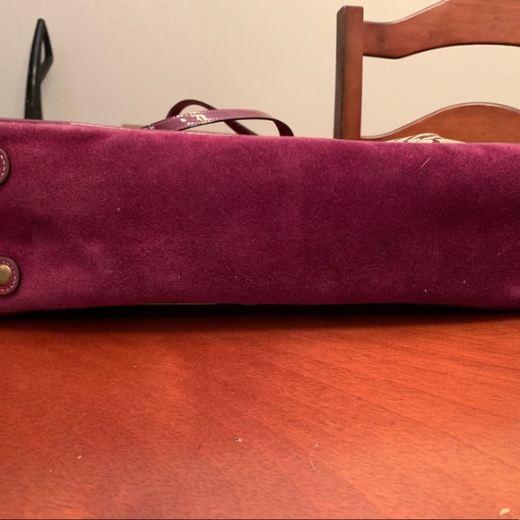 COACH Bag with Suede Trim - Picture 5 of 8